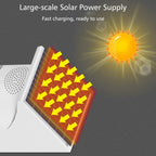 Outdoor Waterproof Solar Infrared Alarm, Spec: