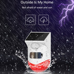 Outdoor Waterproof Solar Infrared Alarm, Spec: