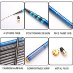 Carbon Short Section Fishing Rod Short Section Positioning Handle Rod