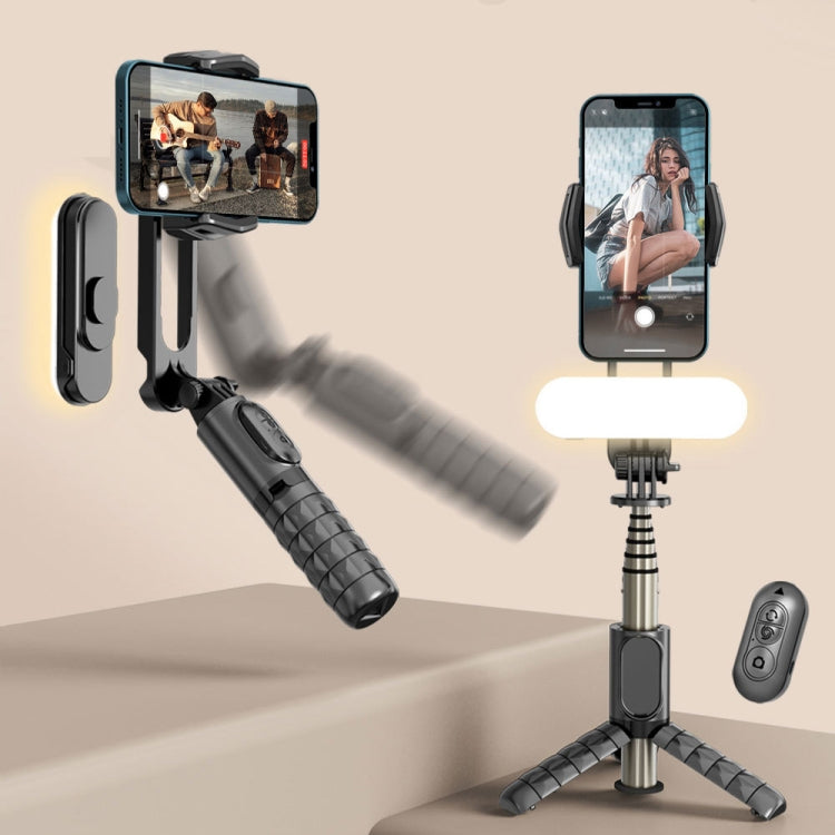 Removable Fill Light Phone Handheld Stabilizer with APP