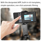 Removable Fill Light Phone Handheld Stabilizer with APP