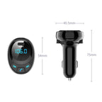 BT09 Car Bluetooth MP3 Digital Display Dual USB Charger