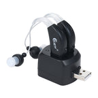 Rechargeable Hearing Aids for Seniors Personal Sound Amplifier with Charging Base,EU Plug