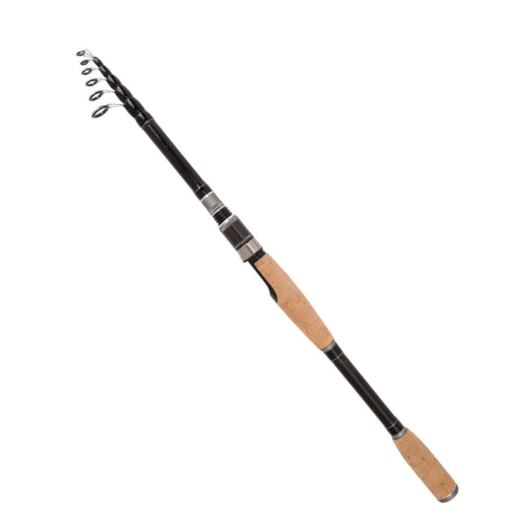 Telescopic Carbon Lure Rod Short Section Fishing Casting Rod