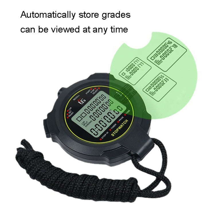 YS Stopwatch Timer Training Fitness Competition Stopwatch, Style: