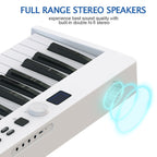 88-Key Portable Smart Folding Electric Piano, EU Plug