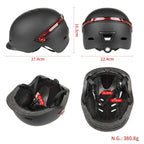 Cycling Helmet Ultralight Bicycle Helmet with Warning Light Remote Control