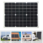 Home Solar Generator Inverter+30A Controller+18W 12V Solar Panel
