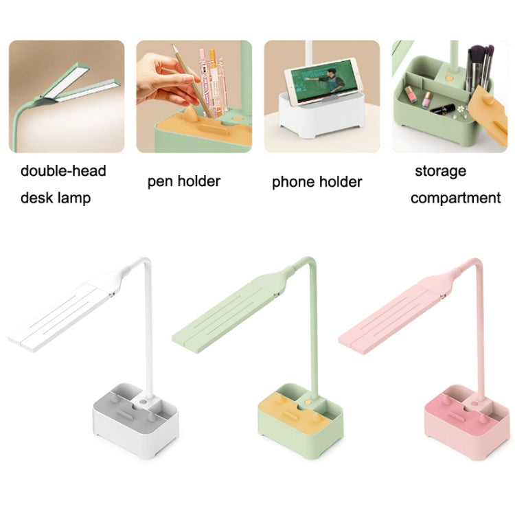 TD6 Student Mobile Phone Holder Pen Holder Eye Protection USB Desk Lamp