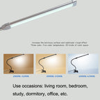 USB Clip Lamp Student Eye Protection LED Dimmable Desk Light