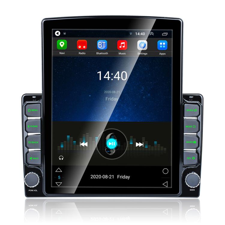 9.7 Inch Vertical Screen 2.5D Glass Car Android Universal Player Navigator MP5 Integrated Machine