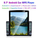 9.7 Inch Vertical Screen 2.5D Glass Car Android Universal Player Navigator MP5 Integrated Machine