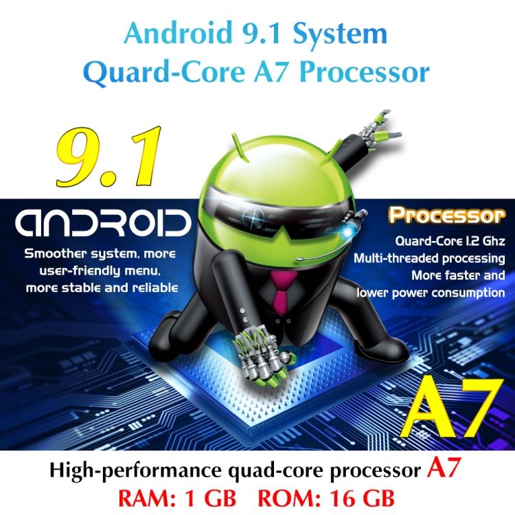 9.7 Inch Vertical Screen 2.5D Glass Car Android Universal Player Navigator MP5 Integrated Machine