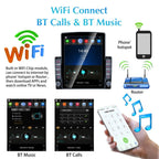 9.7 Inch Vertical Screen 2.5D Glass Car Android Universal Player Navigator MP5 Integrated Machine