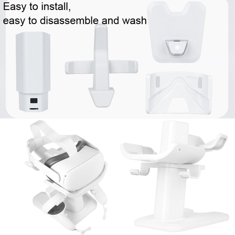 VR Stand Headset Display And Controller Holder Mount For Meta Quest 2