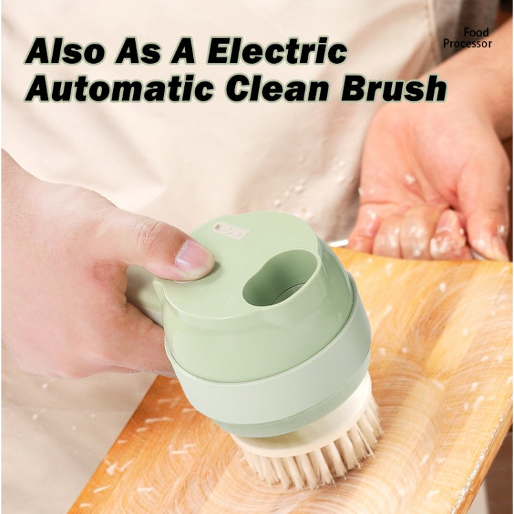 4 In 1 Handheld Electric Vegetable Cutter Set Garlic Mud Masher Garlic Chopper