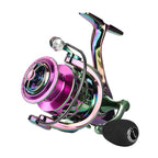 Colorful Metal Fish Line Wheel Long Throw Sea Rod Spinning Wheel