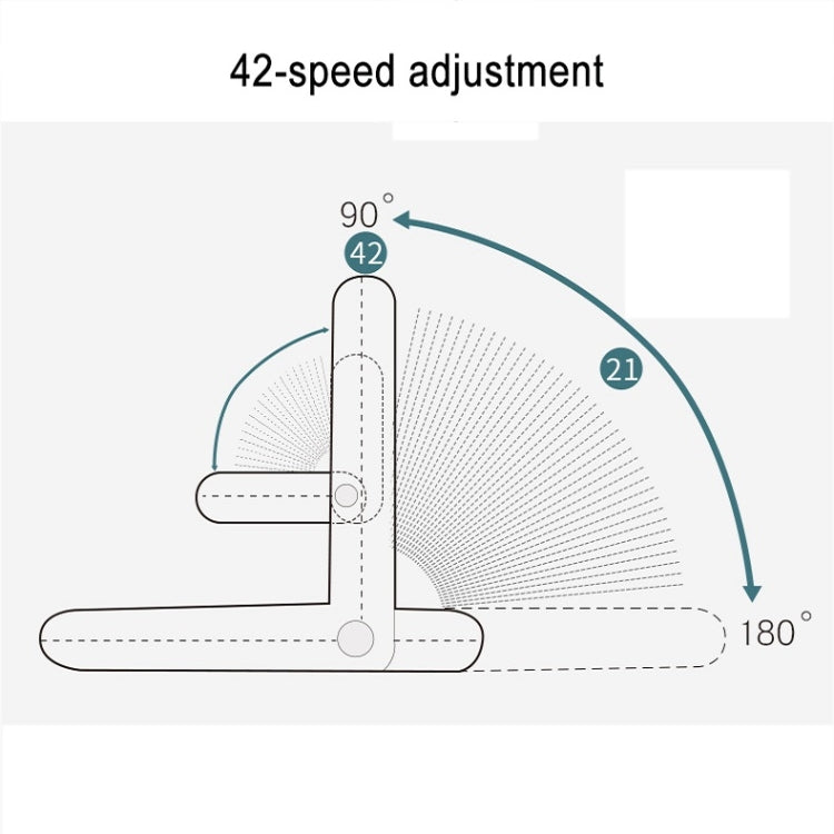42-speed Adjustable Nursing Chair Folding Backrest Lumbar Support