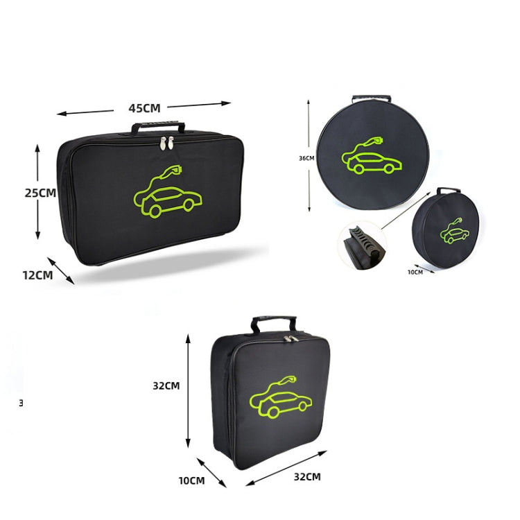 Car Charging Cable Storage Bag Carry Bag For Electric Vehicle Charger Plugs,Spec: