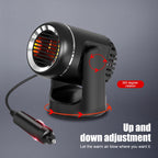 12V 130W Car Heating and Cooling Dual-use Fan Glass Defogging and Defrosting Heater