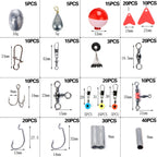 263 PCS / Set T0196 Fishing Small Accessories Ball Shaped Floating Rock Fishing Gear