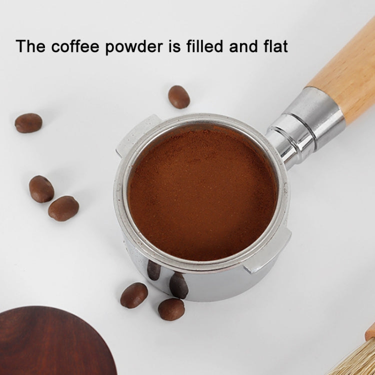 Pear Wood Stainless Steel Coffee Compressor