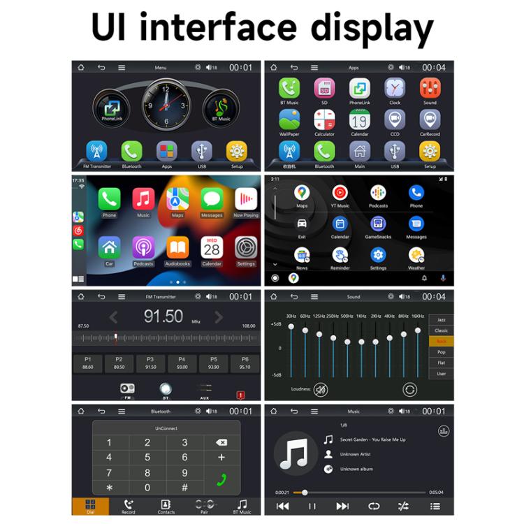 CarPlay/Android Auto Wireless Screen Projection Portable MP5