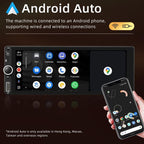 Car Radio Wireless Bluetooth Hands-Free Android Navigation