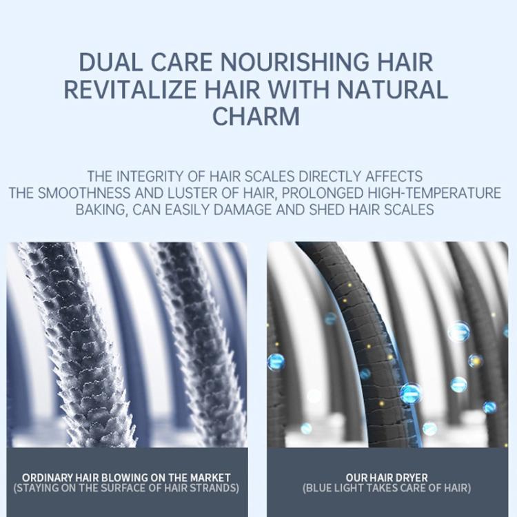 SENBAILU Household Blue Light Hot Cold Wind High Power Hair Dryer