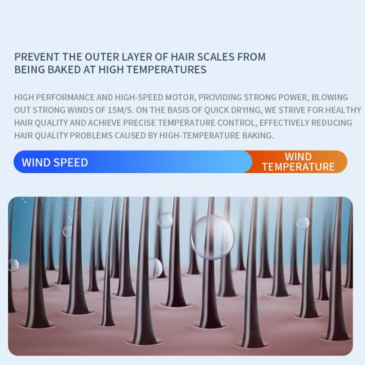 SENBAILU Household Blue Light Hot Cold Wind High Power Hair Dryer