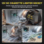 7 Pin to 12V Truck Cigarette Lighter Power Adapter with LED Circuit Tester