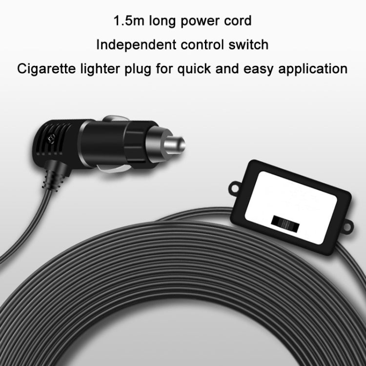 Car Powerful Fixing Clip Cooling High Wind Power Electric Fan, Specification: