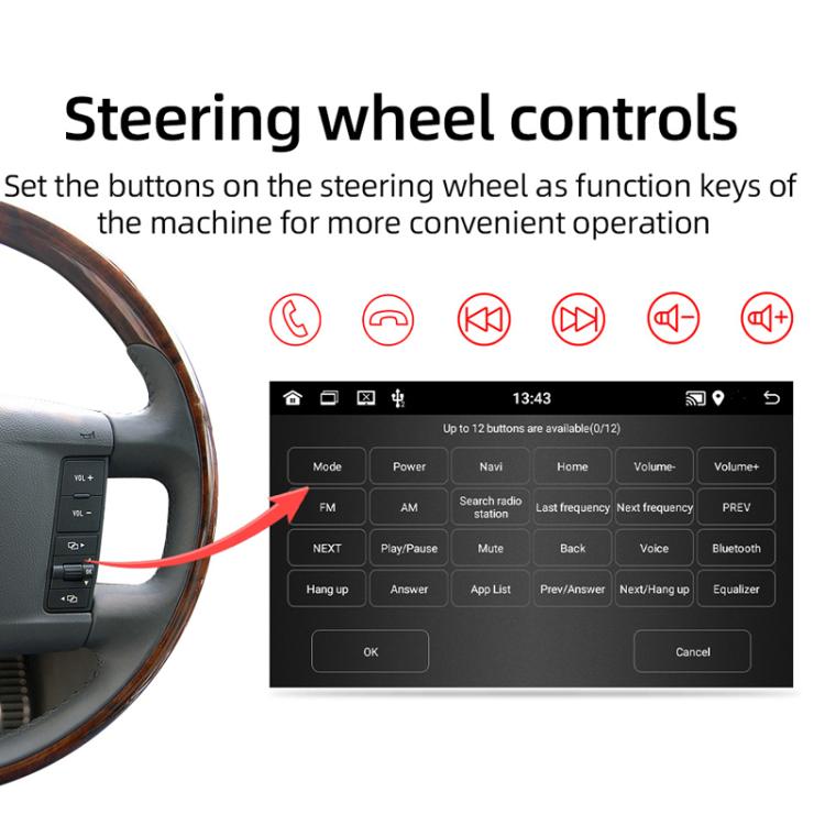 For Volkswagen Touareg 7 Inch GPS Navigation WIFI Car MP5