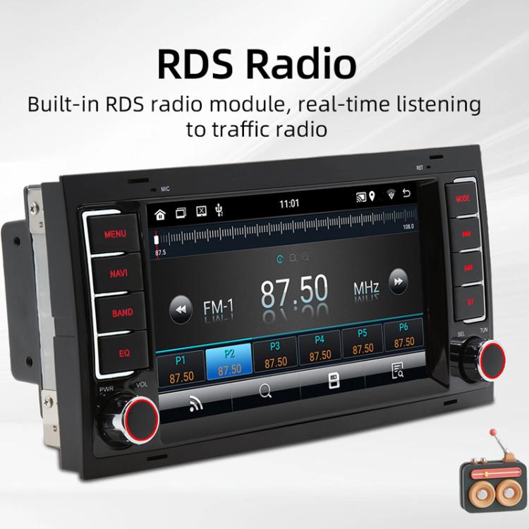 For Volkswagen Touareg 7 Inch GPS Navigation WIFI Car MP5