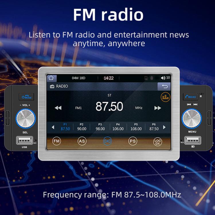 5 inch Bluetooth AUX Mobile Phone Interconnection USB Interface Car MP5