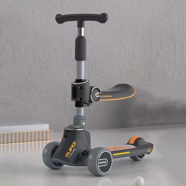 MIJIAQI 01 3 In 1 Multifunctional Foldable Children Scooter with Music and Lights, Spec: