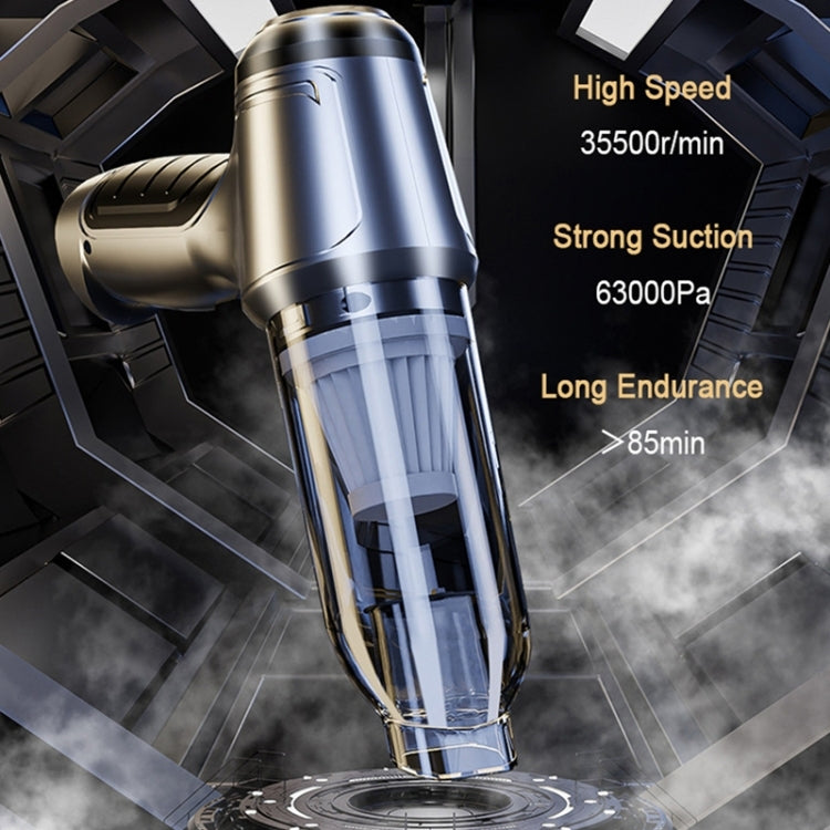 SUITU Car Wireless Wet And Wet Charging Handheld Vacuum Cleaner, Style: