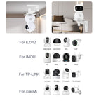 Punch-free Plastic Bracket for Surveillance Swing-head Cameras