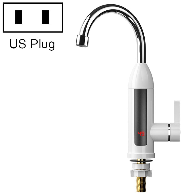 Smart Household Digital Display Instant Hot Kitchen Electric Faucet, Plug: