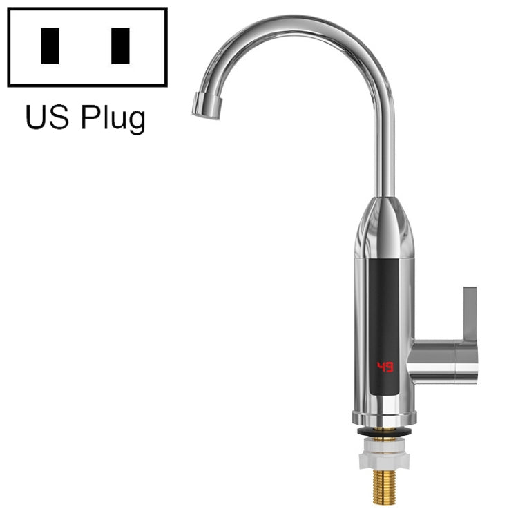 Smart Household Digital Display Instant Hot Kitchen Electric Faucet, Plug: