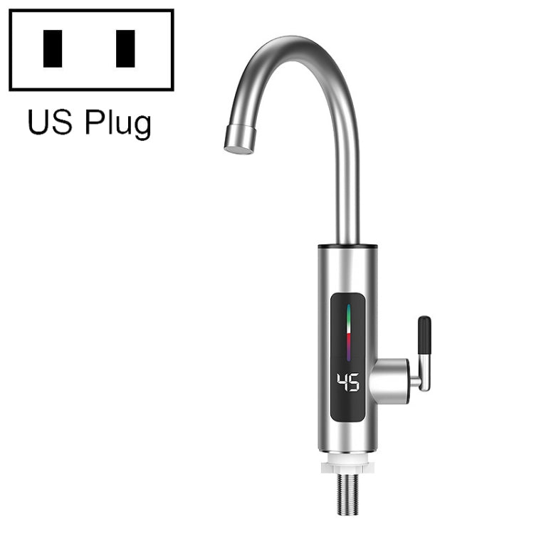 Smart Household Digital Display Instant Hot Kitchen Electric Faucet, Plug: