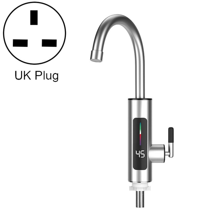 Smart Household Digital Display Instant Hot Kitchen Electric Faucet, Plug: