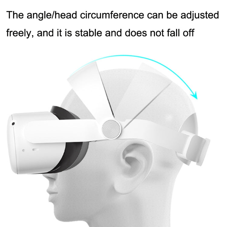 For Oculus Quest 2 VR SHINECON OS01 Adjustable All -In -One Head Strap VR Accessories