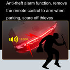 SF31 Bicycle Smart Brake Taillight USB Alerter Night Ride Ride Mountain Vehicle Turn LED Taillights