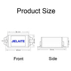 JIELAITE LK1253 15W Aluminum Alloy Intelligent Protection Waterproof Car Power Converter