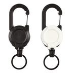 Backpack Carabiner Plastic Retractable Pull Badge Reel