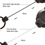 Backpack Carabiner Plastic Retractable Pull Badge Reel