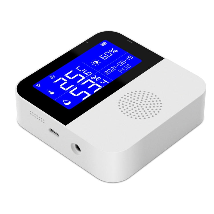 Tuya WIFI Temperature And Humidity Sensor With 2.9inch LCD Display,Spec: