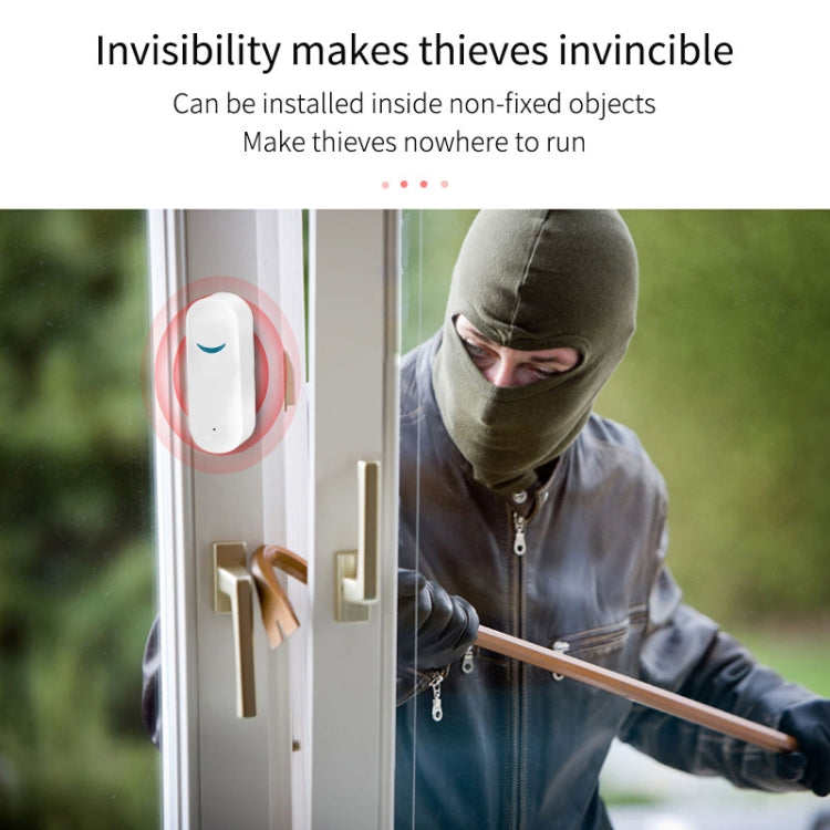 Tuya WiFi Door Magnetic Sensor Remote Intelligent Linkage Doors Windows Switch Anti-alarm APP Reminder Alarm