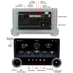 10.1 inch IPS Display + 2.5D Touch Screen Bluetooth FM Radio Car Navigation Machine